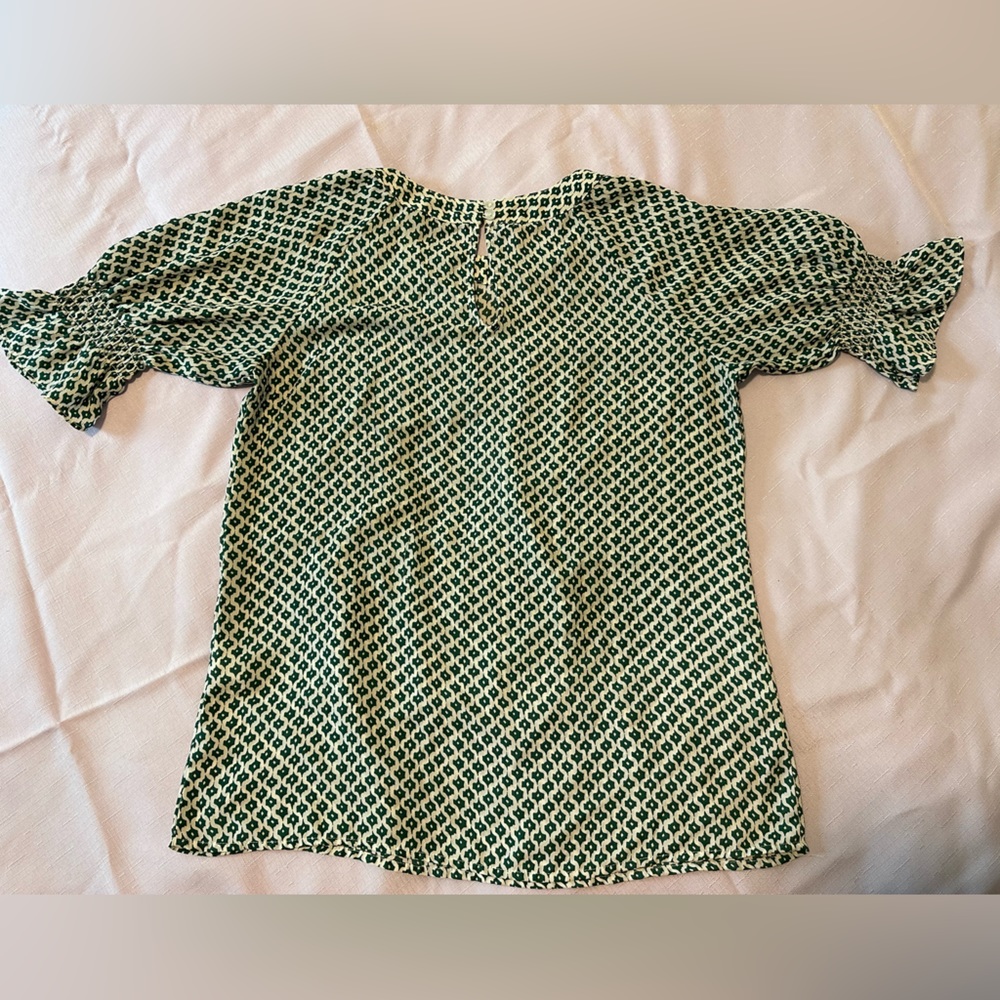 Banana Republic Factory Green/White Dress Shirt View 3